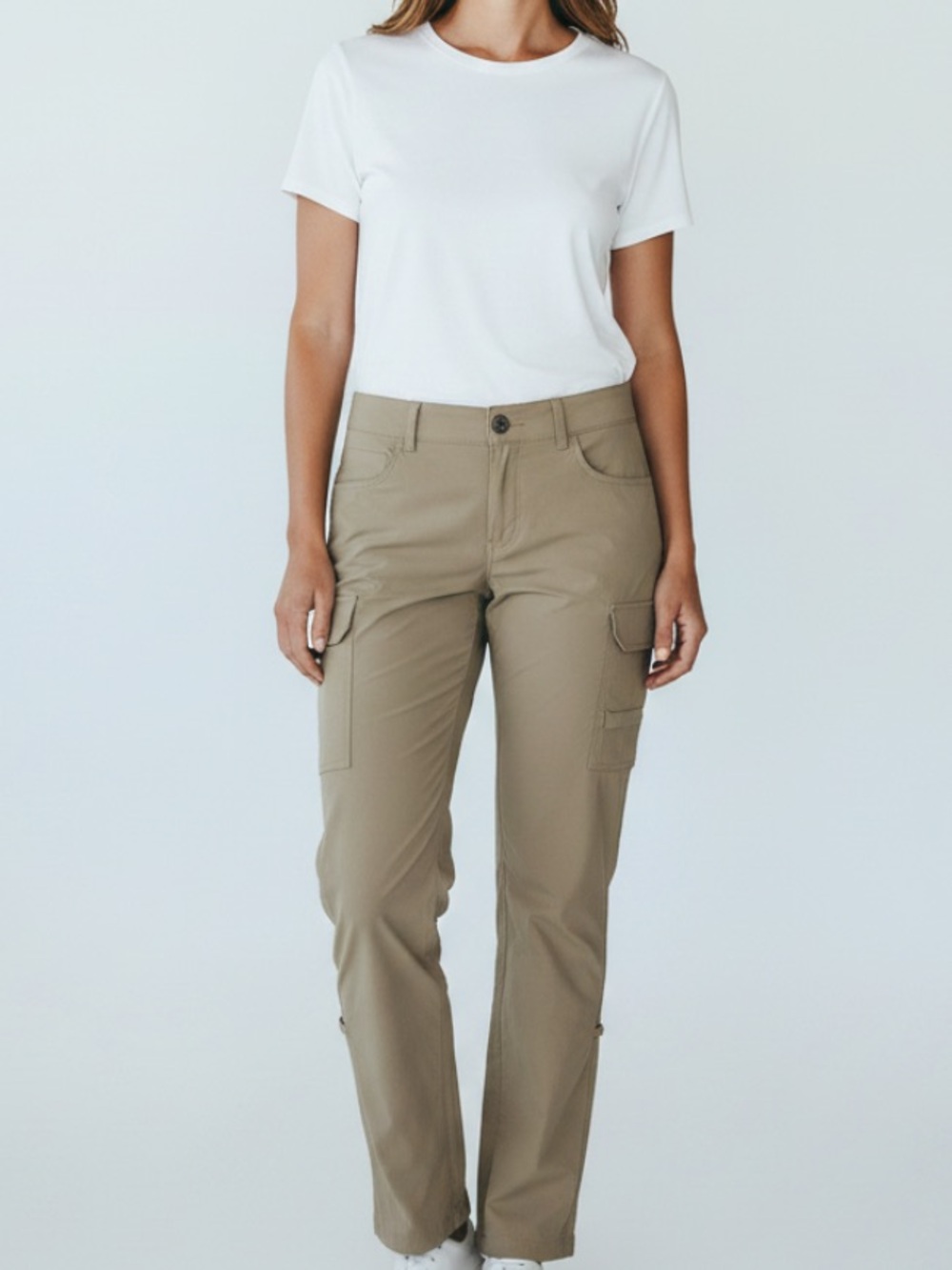 The North Face NWT Women's Wandur Hiking Pants Sz 10 In Dune Beige Slim Fit UPF